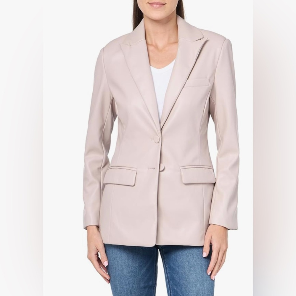 Faux leather Blazer